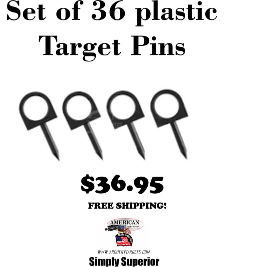 36 Plastic Target Pins