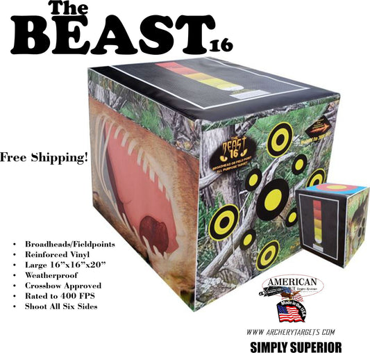 The Beast 16 Broadhead/Fieldpoint/Crossbow/Compound