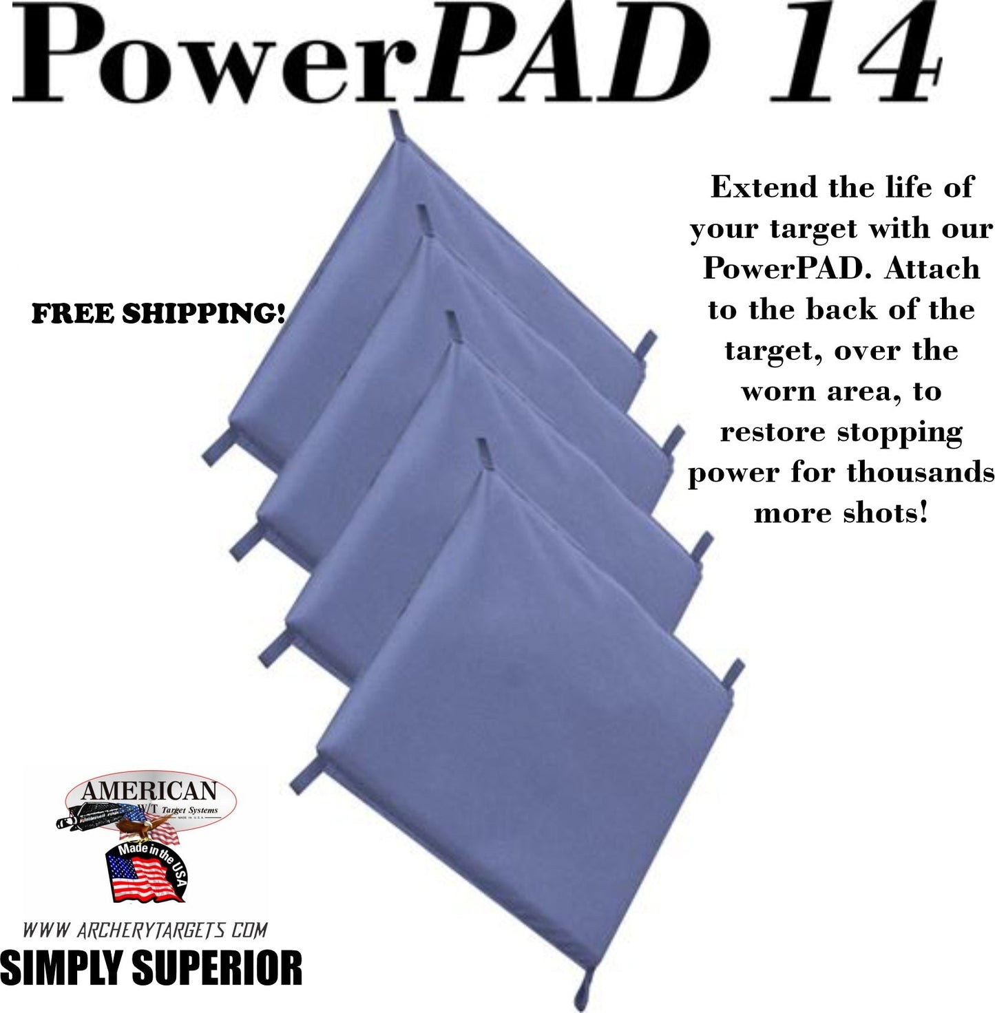 Pack of Four PowerPAD 14
