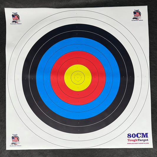 FIFTY PACK OF TOUGH TARGET 80CM FACES