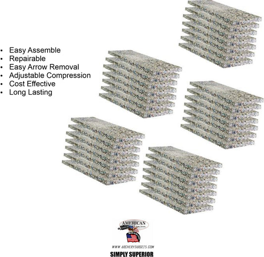 Bulk MDL DynaFOAM Build Five Range Targets EAST of Mississippi FREE SHIPPING