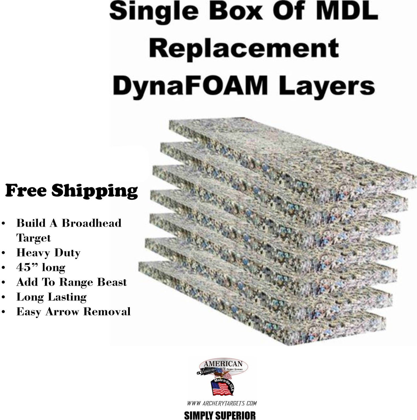 Replacement DynaFOAM 45" For Range Beast (MDLBX45)