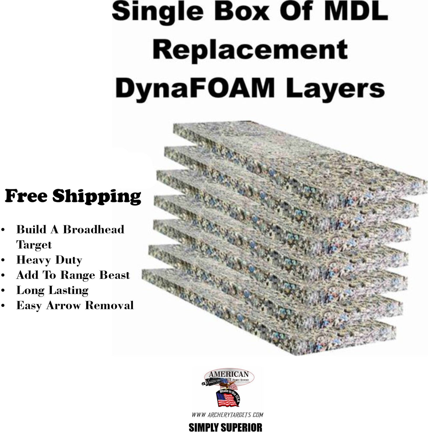 Replacement MDL DynaFOAM Layers (MDLBX40)
