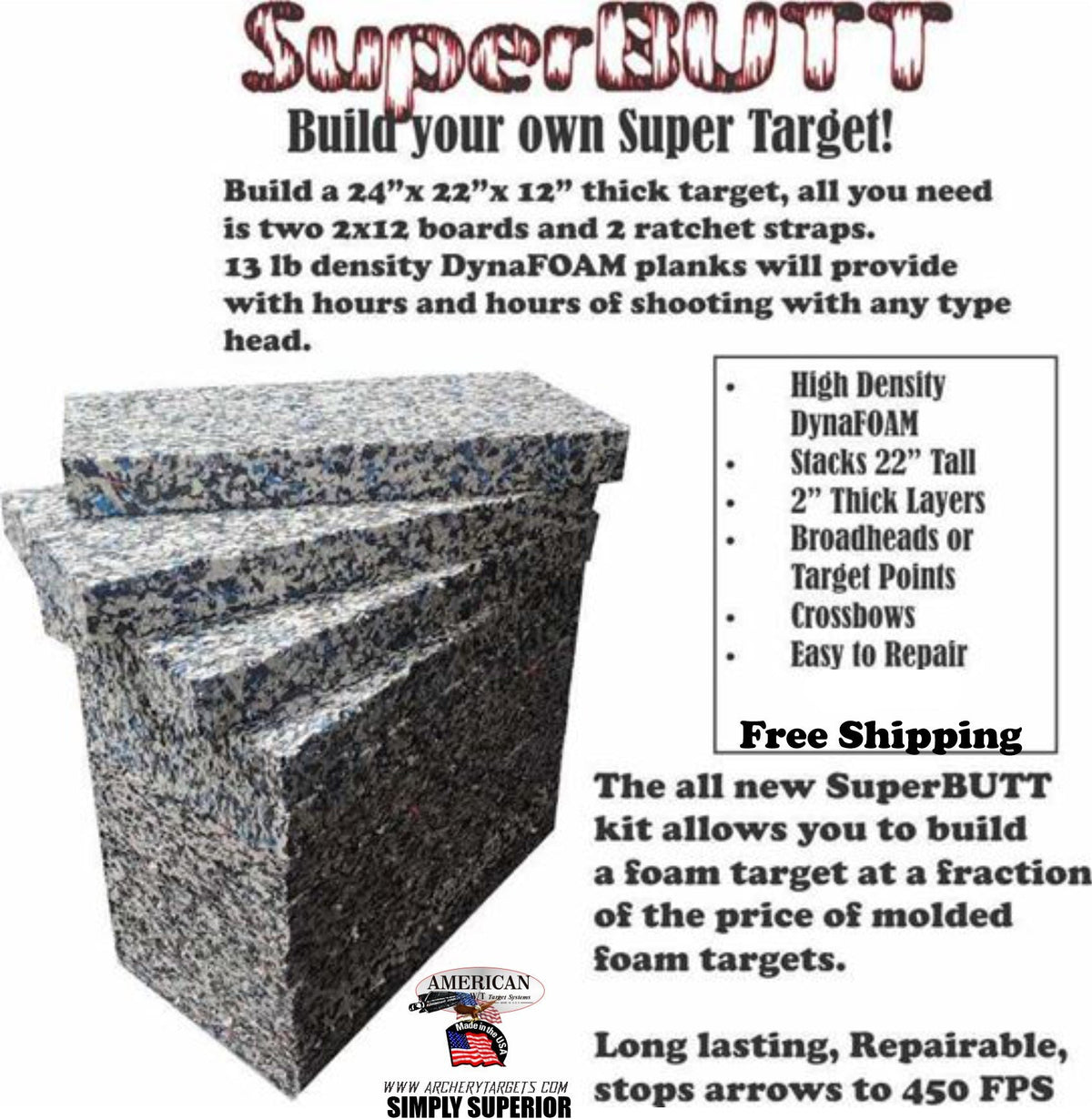 SuperBUTT- Build your own Super Target! (SKU-SB24) – American Whitetail ...