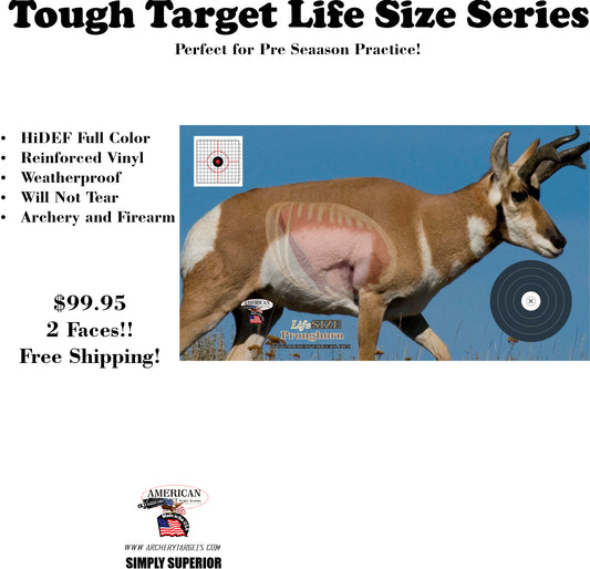 2 Pack Life Size Pronghorn Antelope Face (TTLSPH6048)