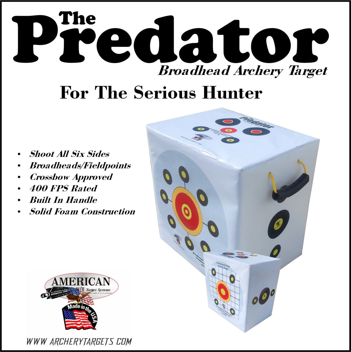 Predator Triangle Target Predator Broadhead Target – American Whitetail Targets