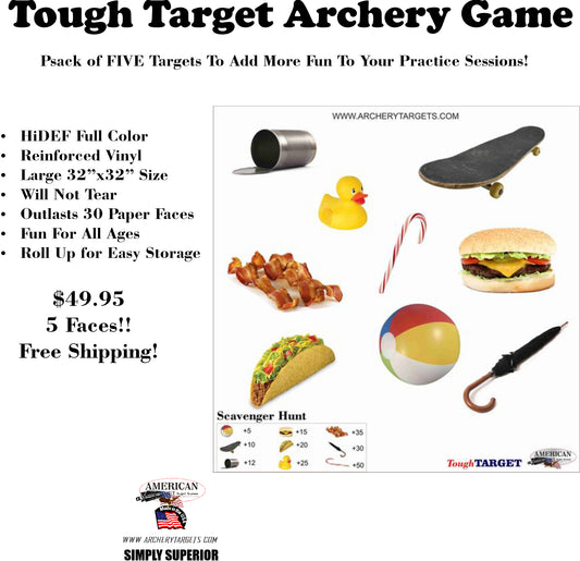 5 Pack Scavenger Game Tough Target